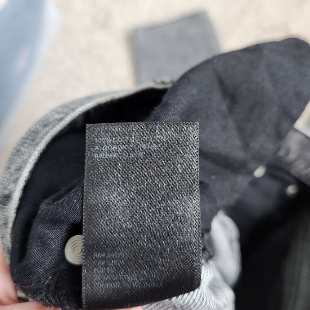 Bdg Slim Straight Gray Button Fly Distressed Jeans - image 5